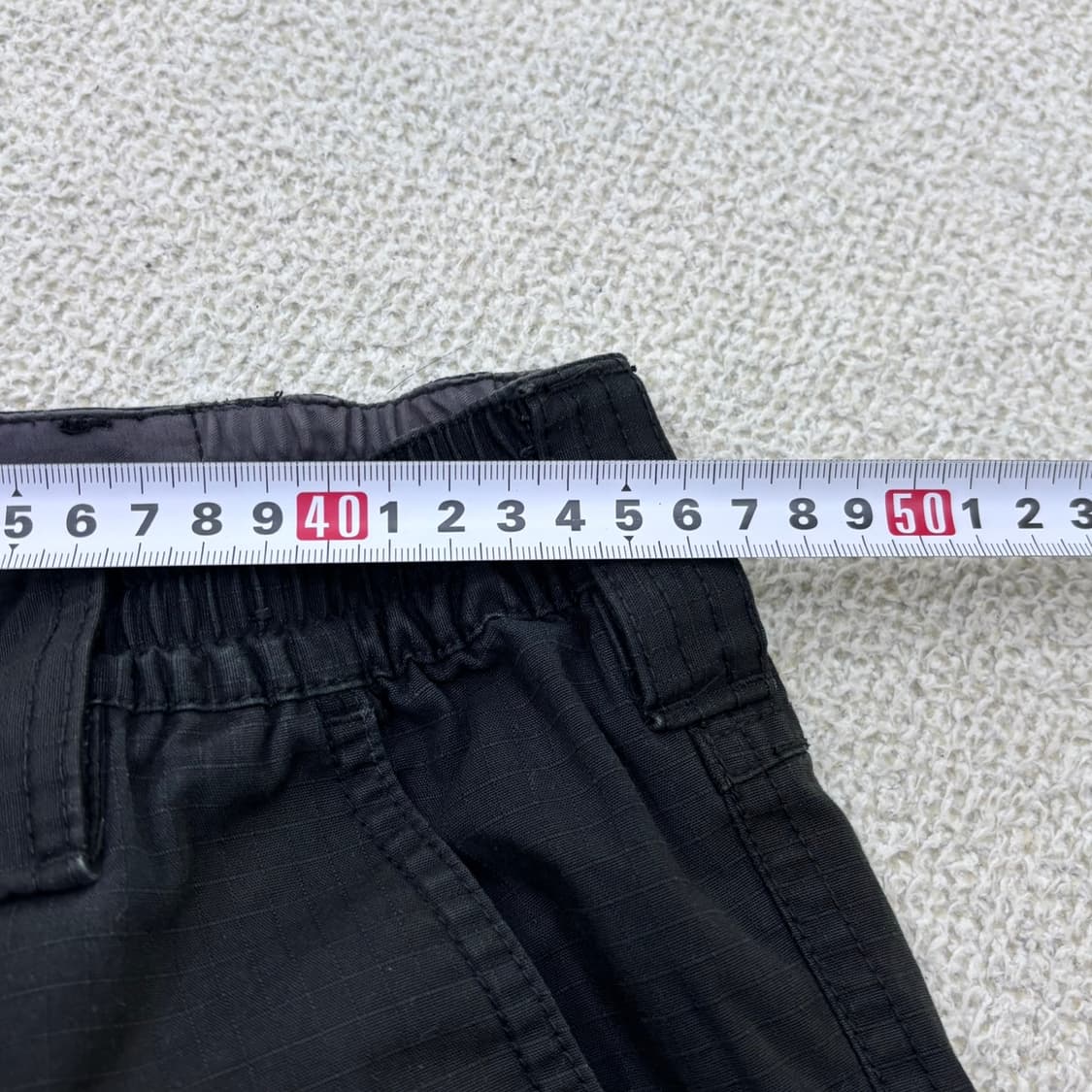 38W/30L CQR 남성 블랙 카고 팬츠 0617E2 상품이미지7