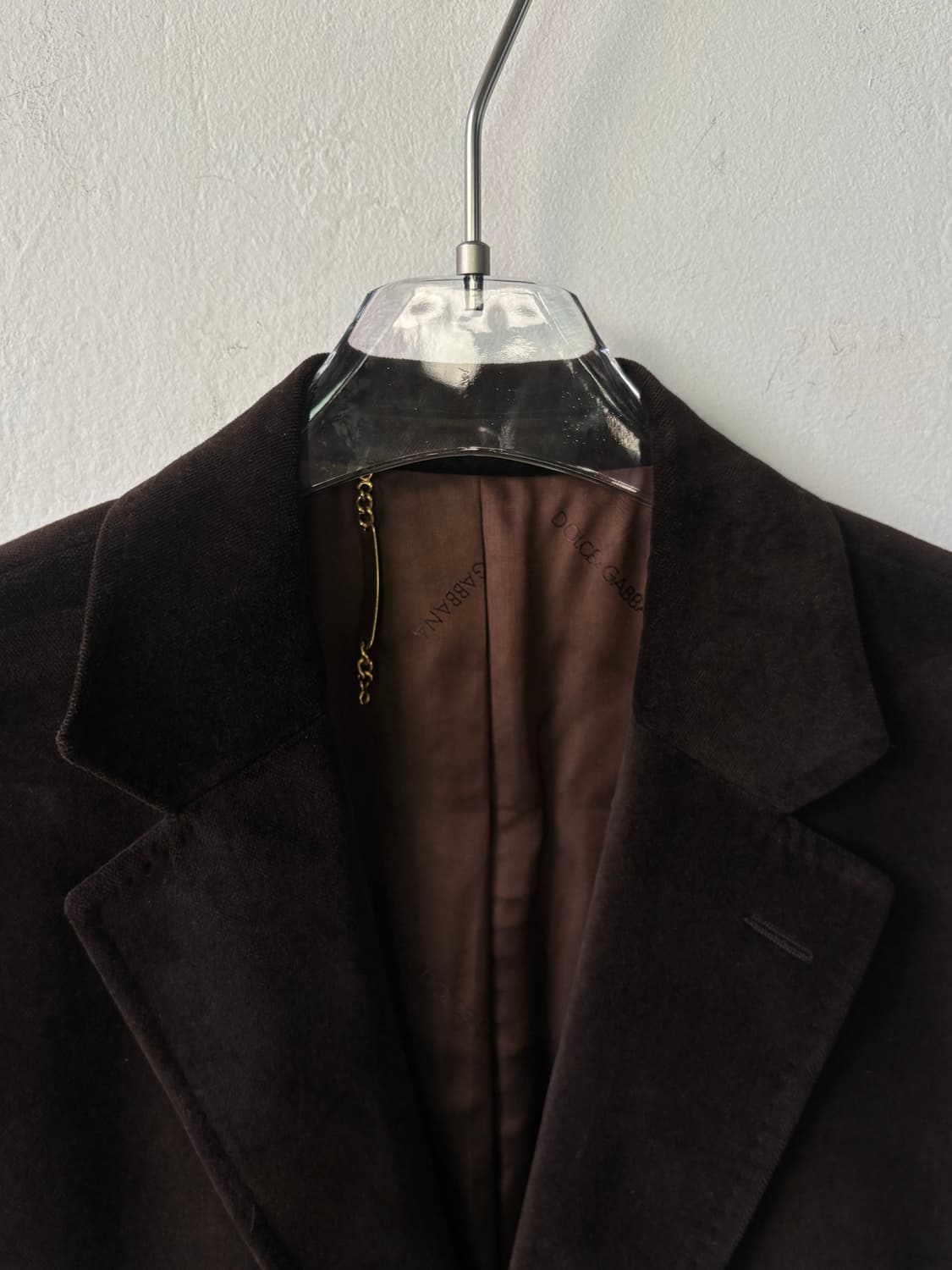 돌체앤가바나 벨벳 테일러드 코트 상품이미지3