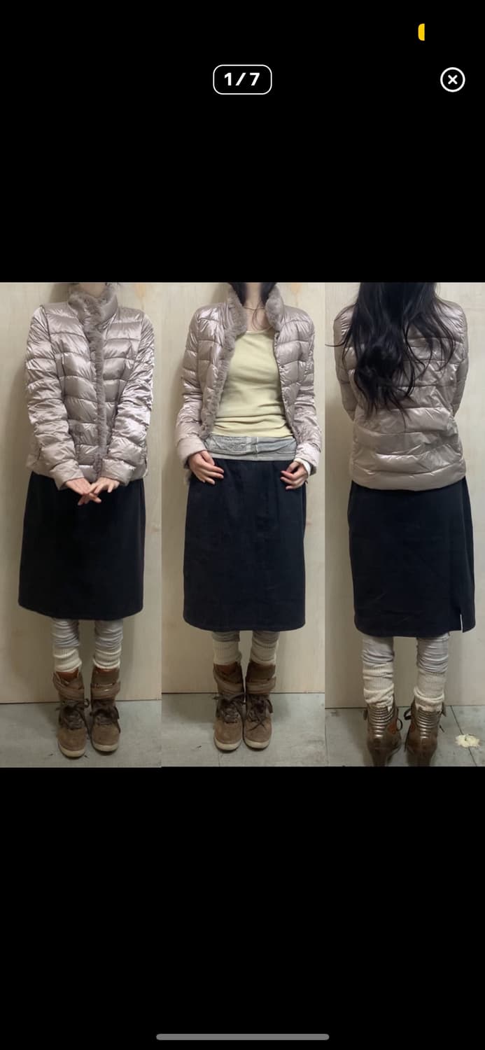 Max Mara 토끼털 경량패딩 상품이미지1