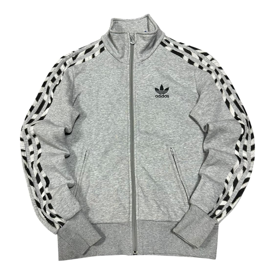 ✨ (바배) 아디다스 기모 레오파드 호피 빅로고 파이어버드 코튼 져지 상품이미지1