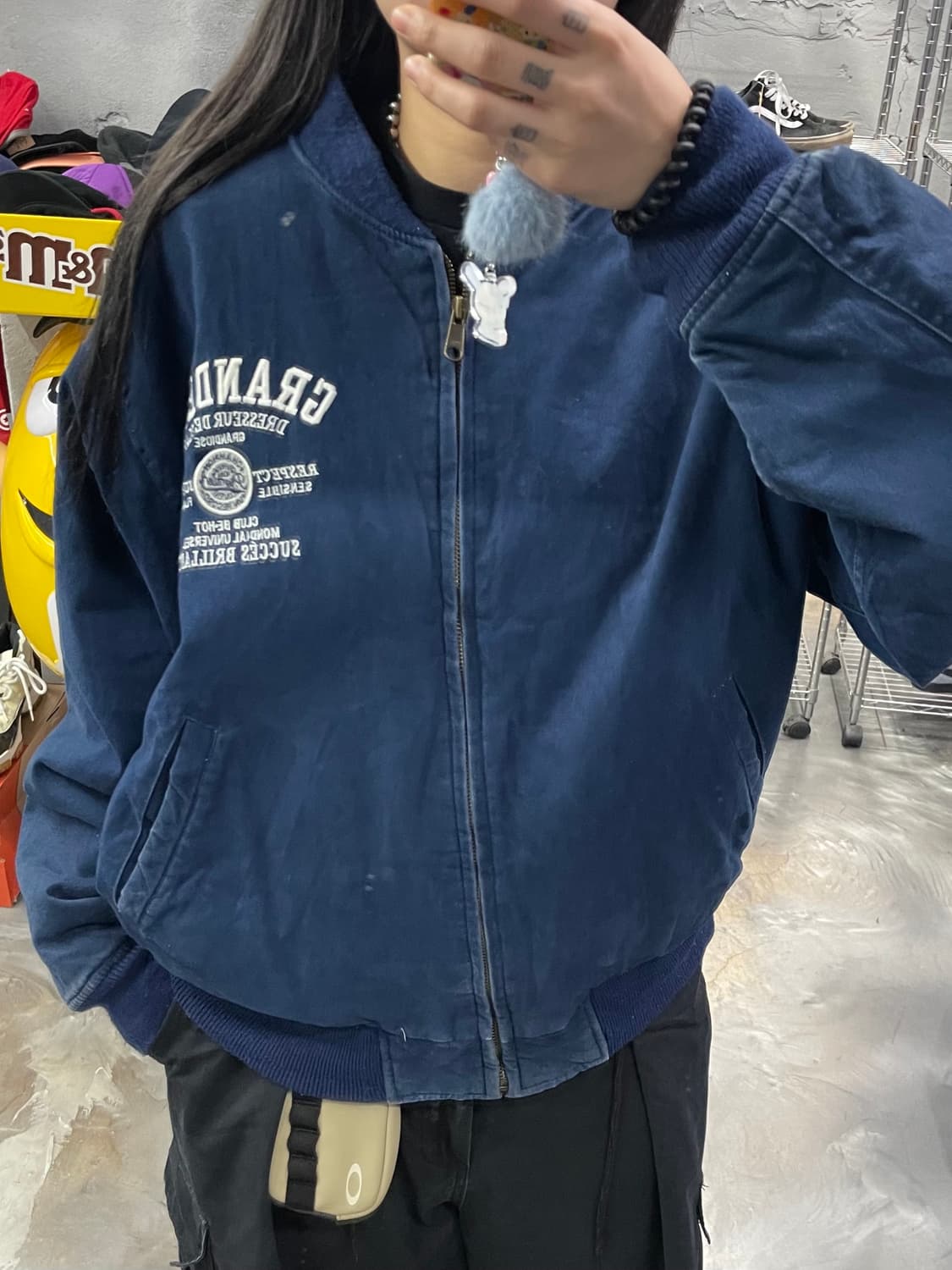 재팬 빈티지 컬리지 바시티 자켓 상품이미지10