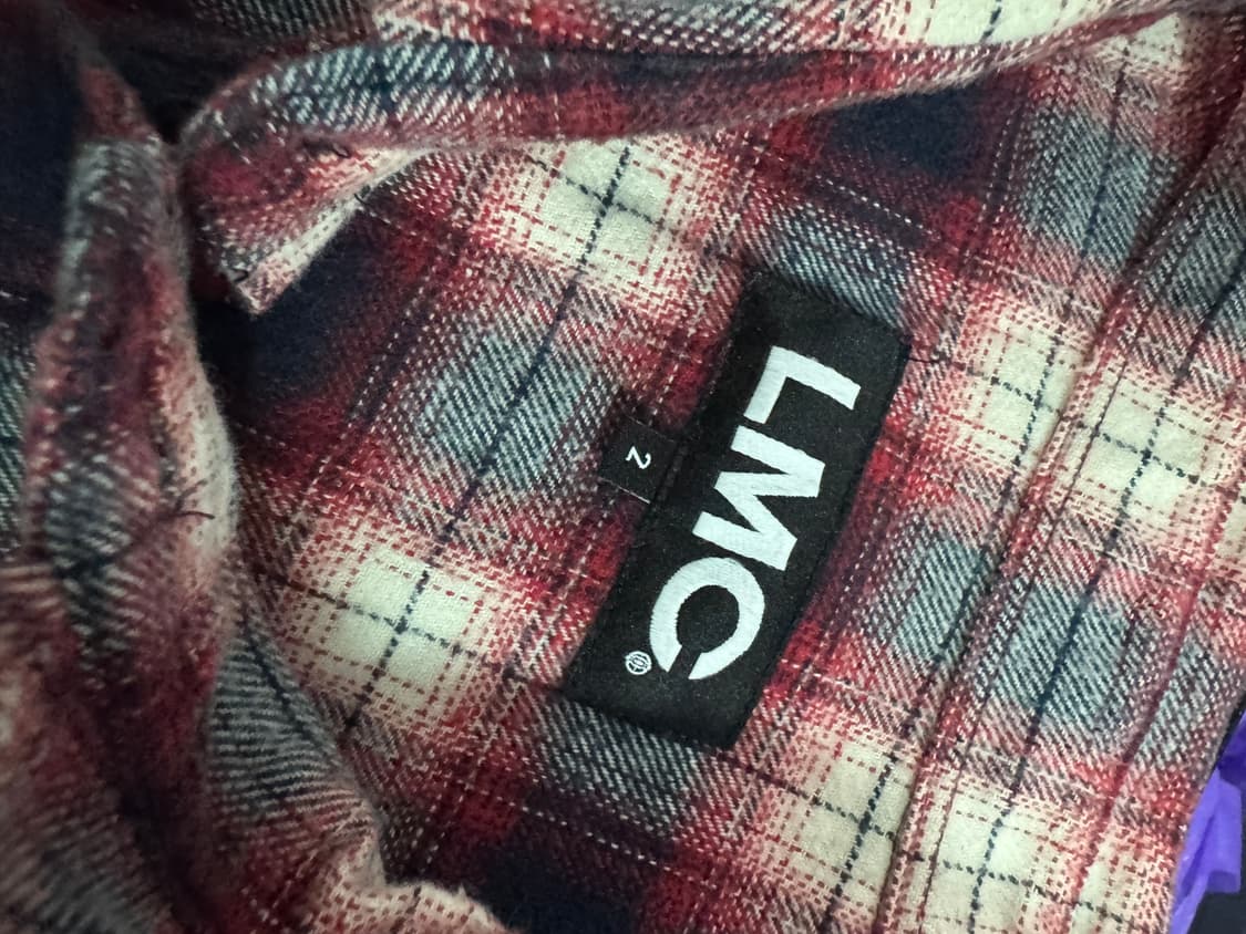 LMC 엘엠씨 뒷 스펠로고 그라데이션 체크 셔츠 상품이미지3