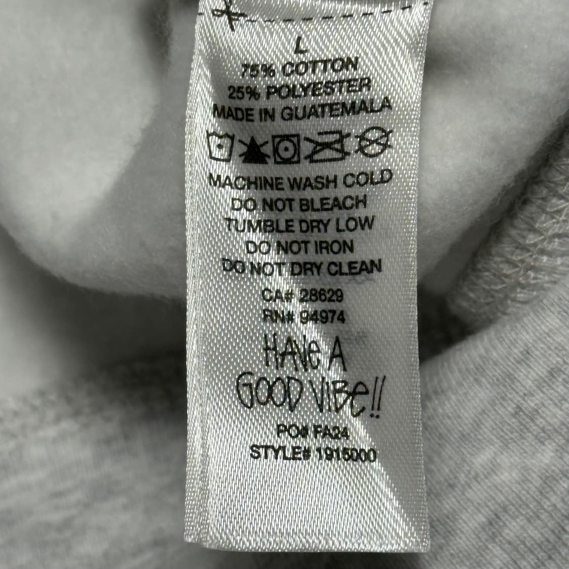 L 스투시 빅로고 애쉬헤더 기모 맨투맨 상품이미지5