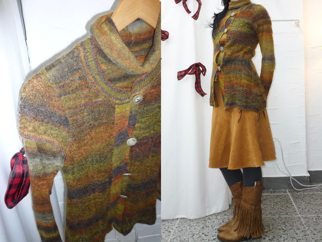 Warm taupe knit set 상품이미지1