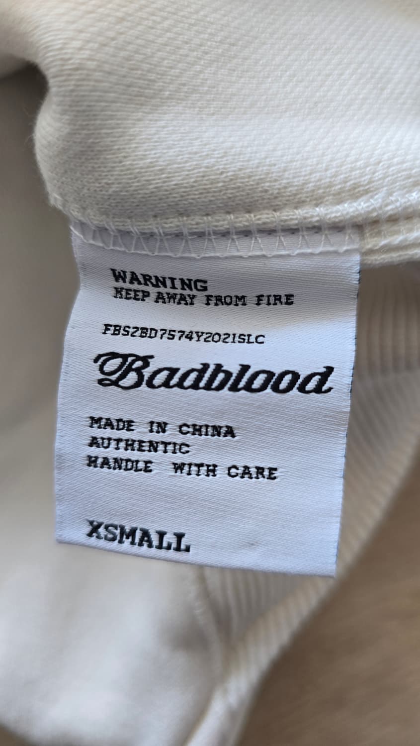 배드블러드(BADBLOOD) 크롭 뷔스티에 집업 나시 상품이미지3