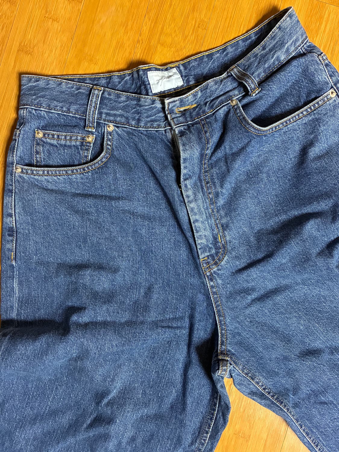 유스 Rebuild 001 Denim Pants - Medium Blue 상품이미지6