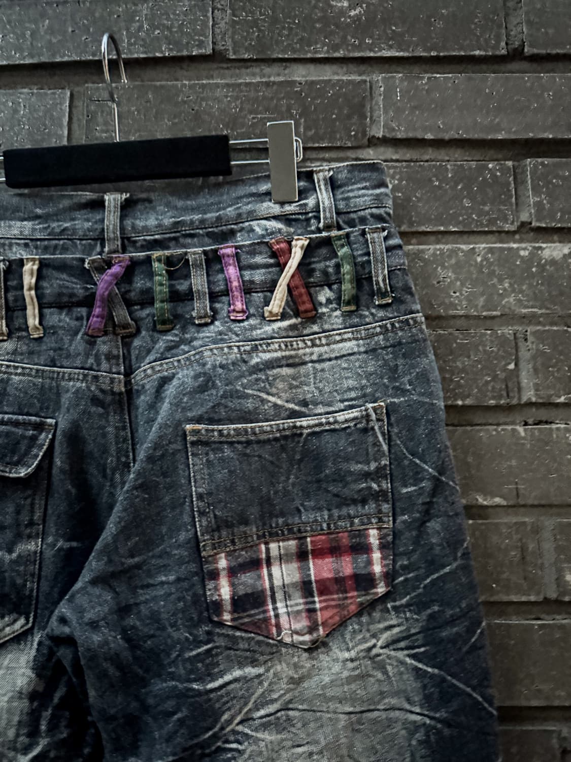 Crushed Check Pocket Pants 상품이미지7