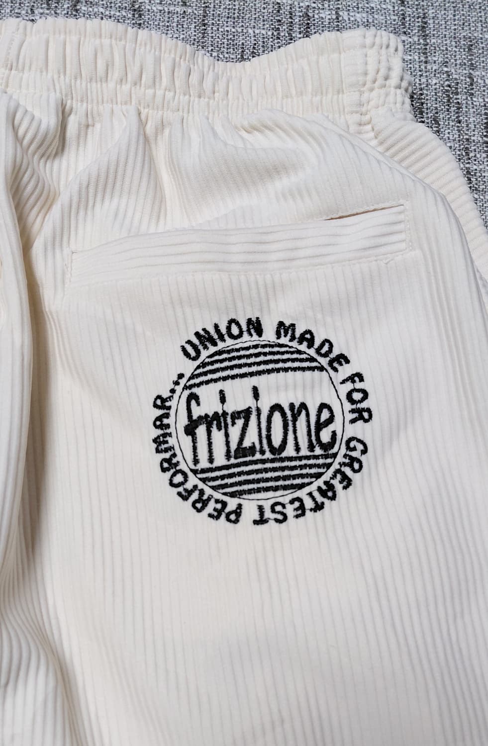 Frizione 아이보리 코듀로이 밴딩 바지 상품이미지5