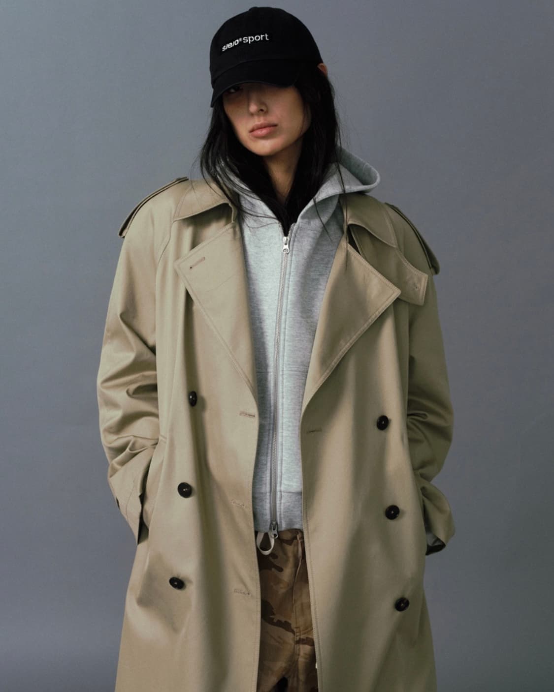 에스이오 트렌치코트 1size 상품이미지4