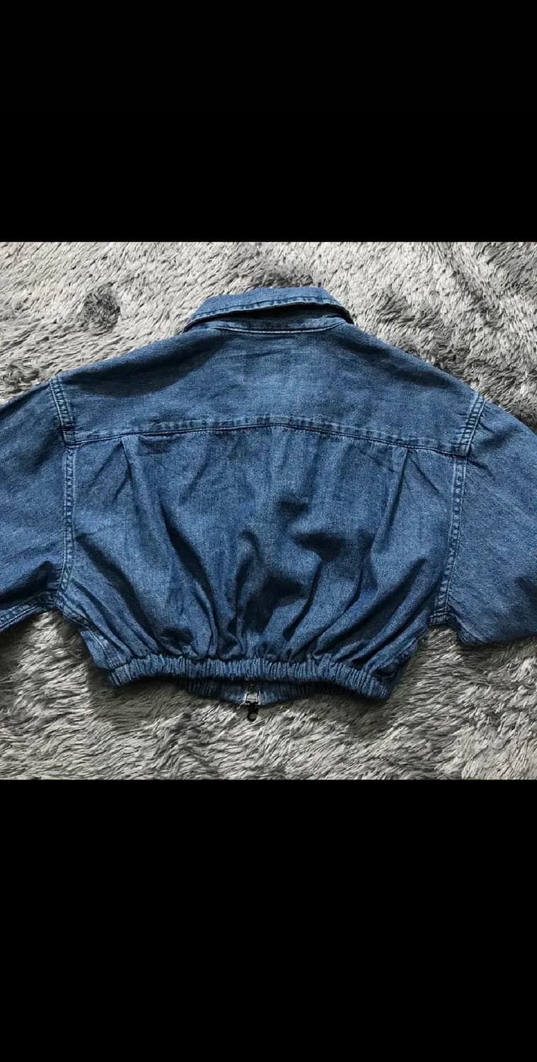 [[여성 F, A급]# 칼하트(CARHARTT) 커스텀 크롭 데님 집업 상품이미지3