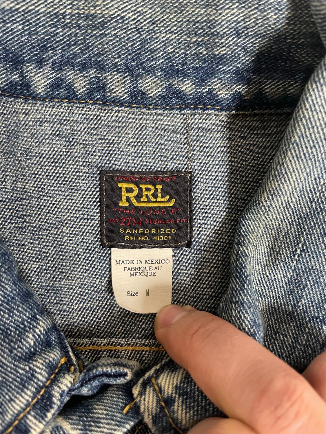 RRL Lot271 데님자켓 상품이미지2