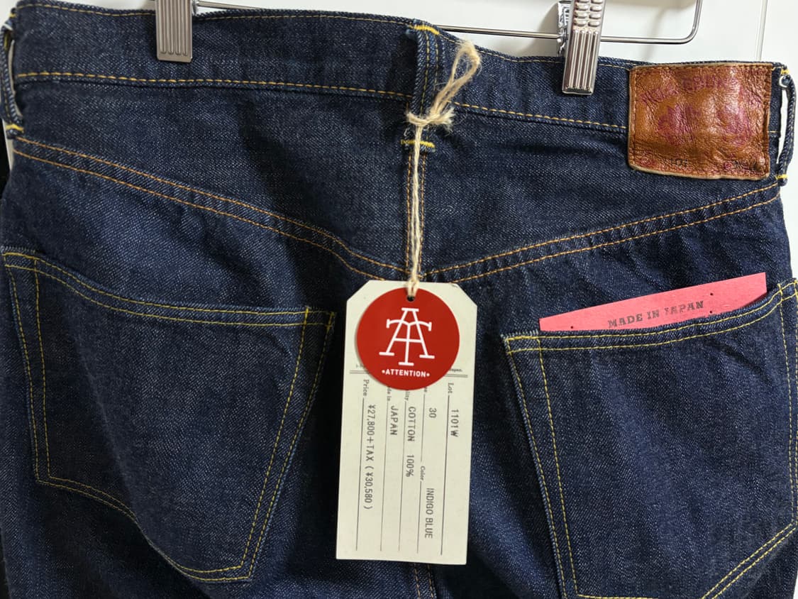풀카운트 1101w (W30L32) 팝니다 상품이미지3