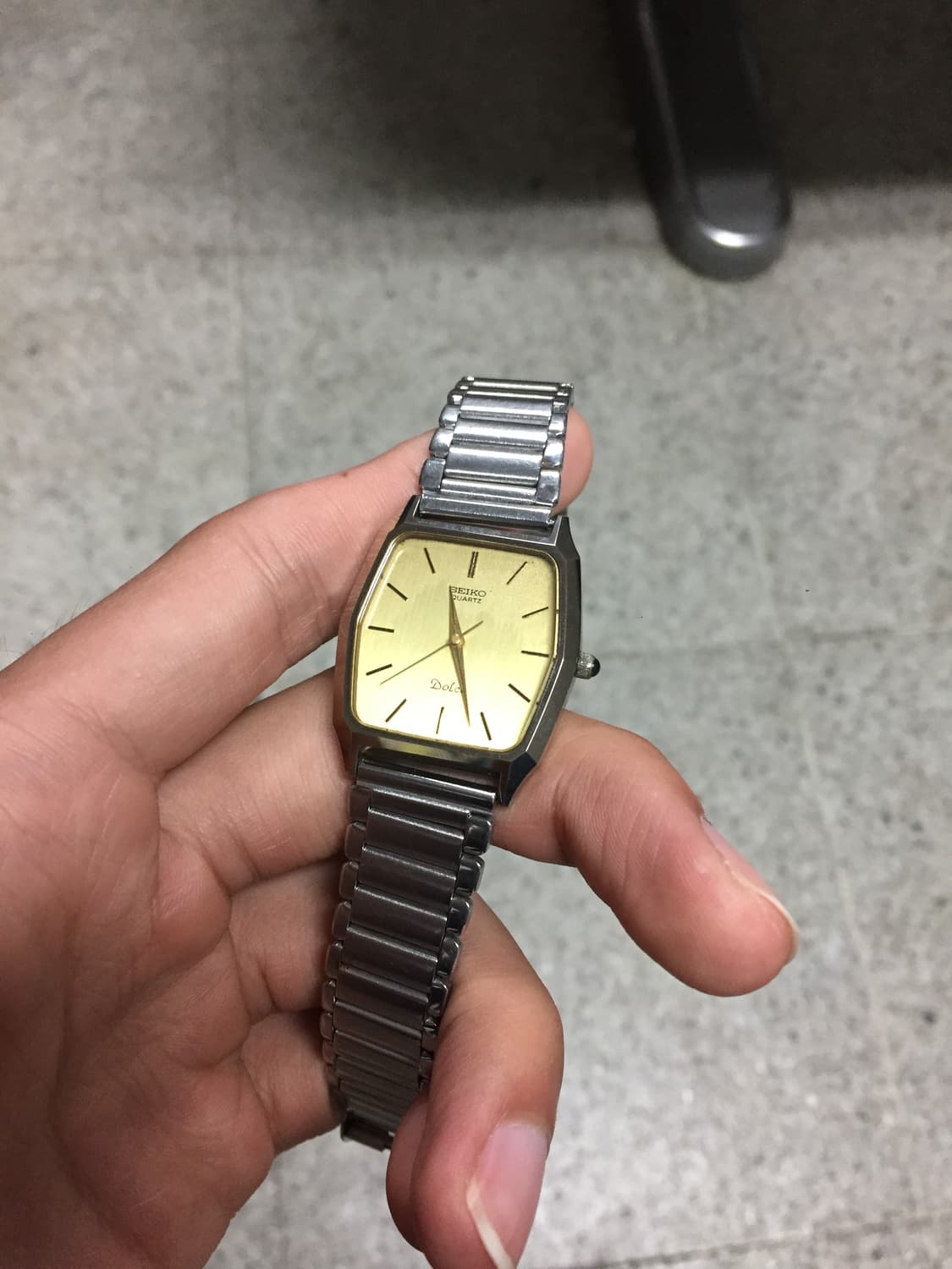 80s seiko dolce quartz silver-gold 상품이미지3