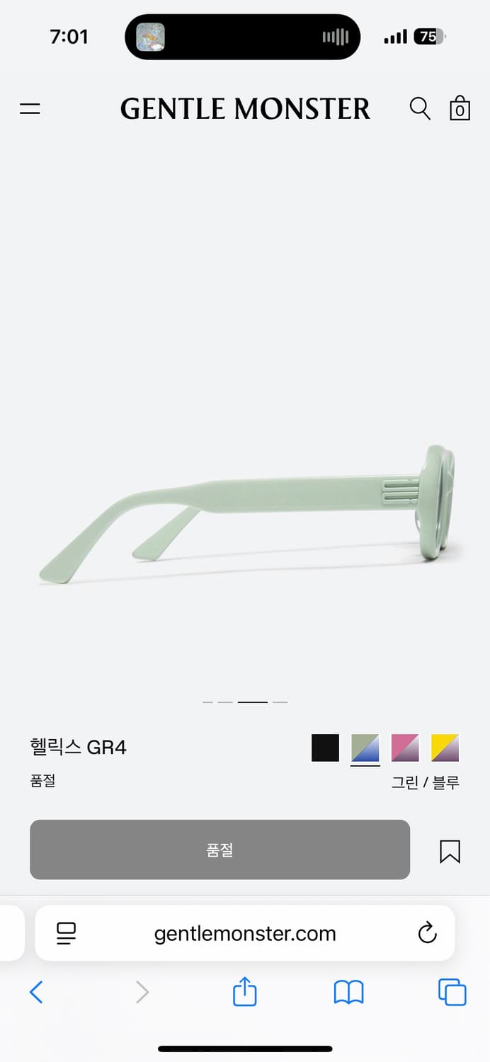 젠틀몬스터 헬릭스 GR4 상품이미지3