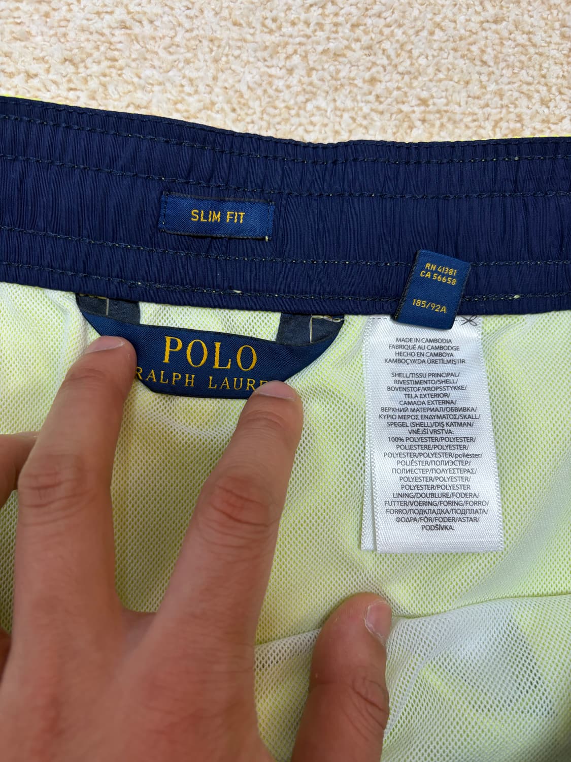 XL) 폴로 랄프로렌 스윔팬츠 수영복 반바지 새상품 상품이미지4
