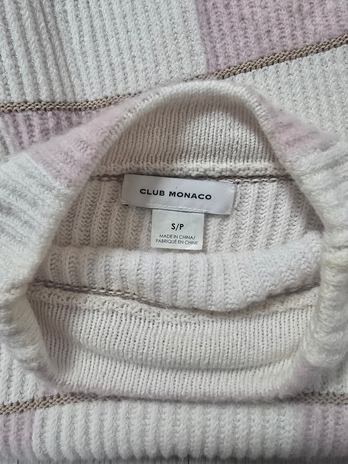 한섬 클럽모나코 23fw 부드러운 반목 니트티 상품이미지7