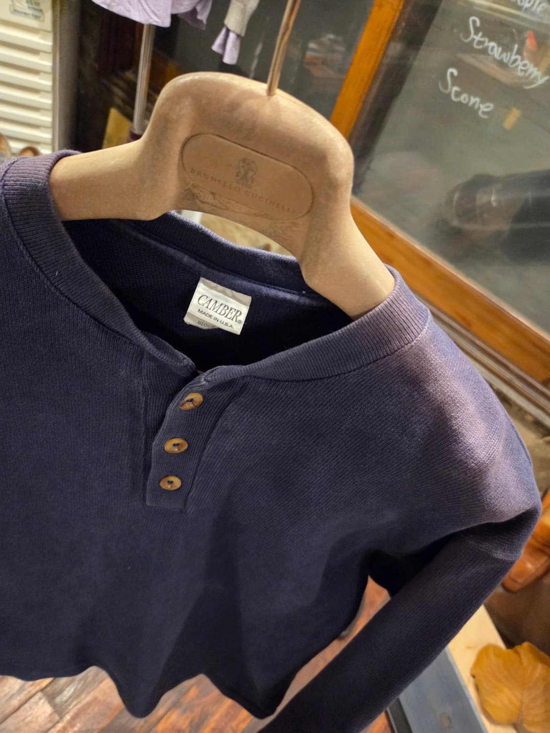 챔버 헨리넥 스웻 상품이미지3