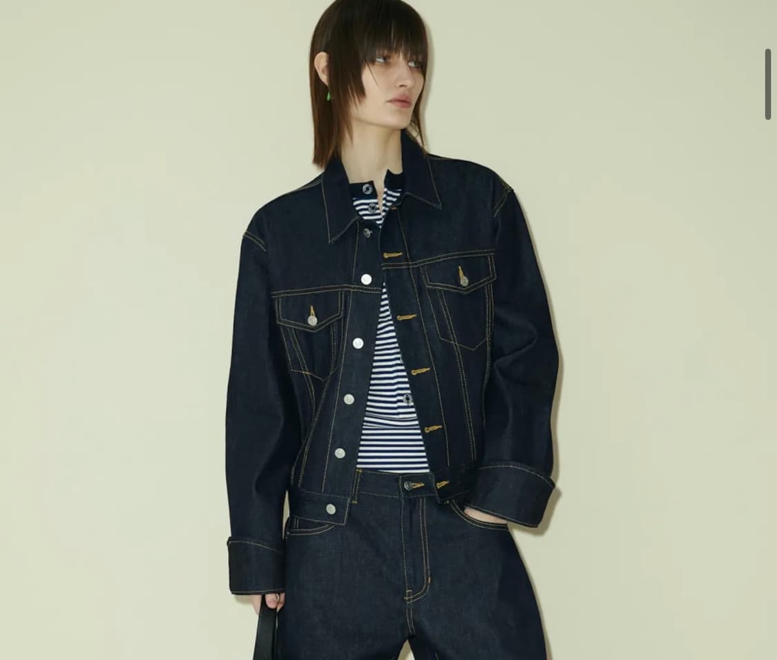 노앙 인디고 데님 트러커 L 상품이미지1