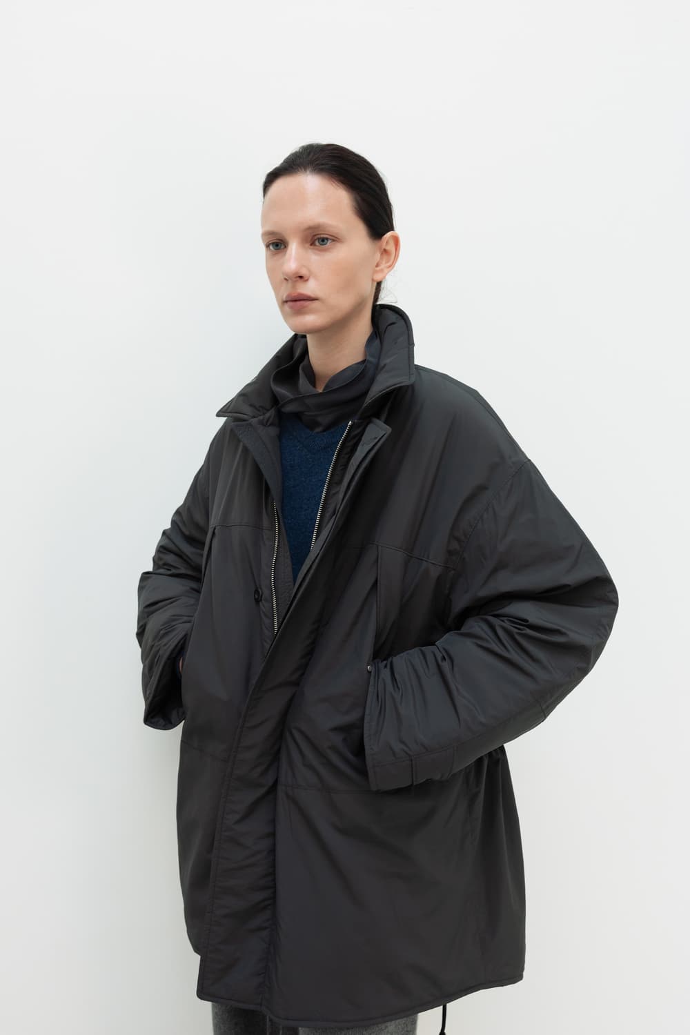 [1회착용] 레이스 rrace 사파리 패디드 점퍼 상품이미지4