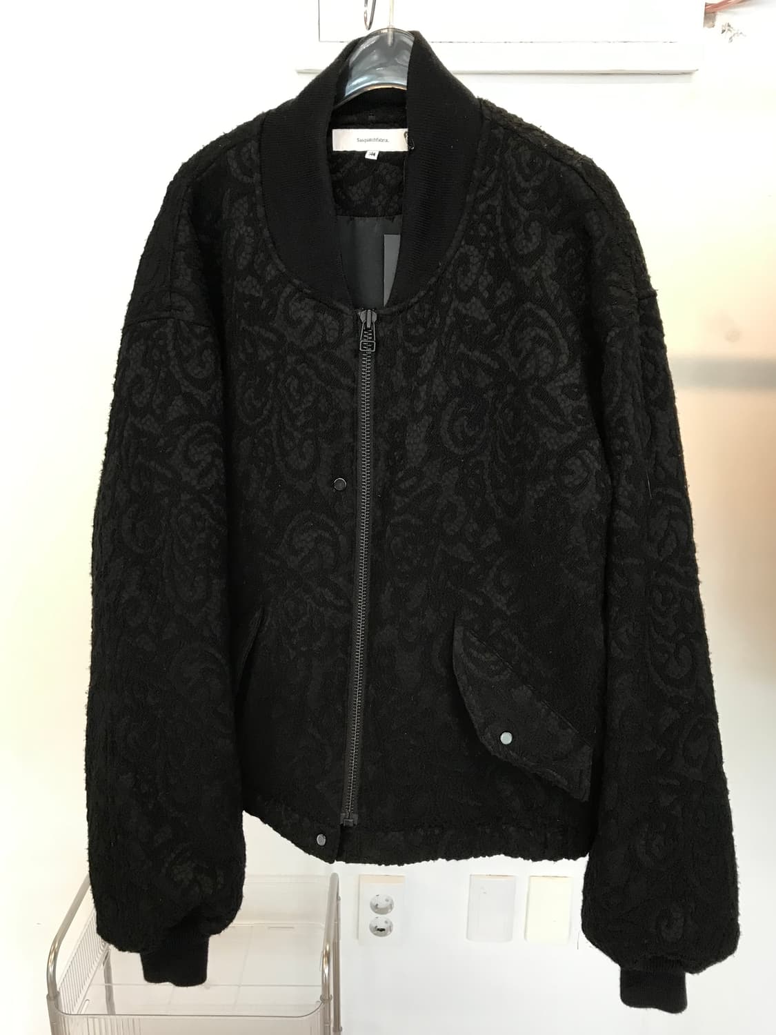 Sasquatchfabrix Jacquard Fleece Bomber 상품이미지2