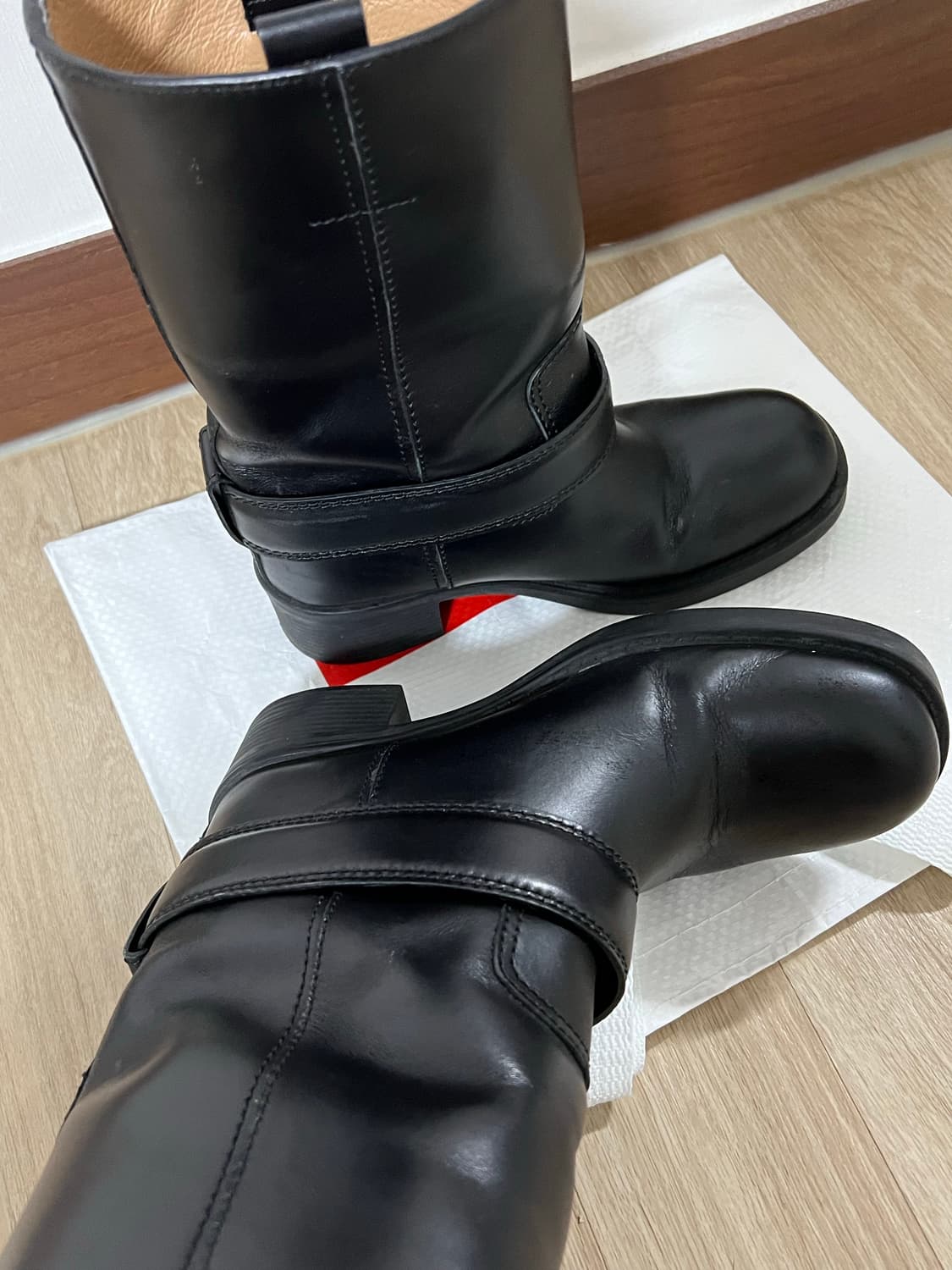 [아카이브앱크]버클 부츠 블랙 240-245 상품이미지9