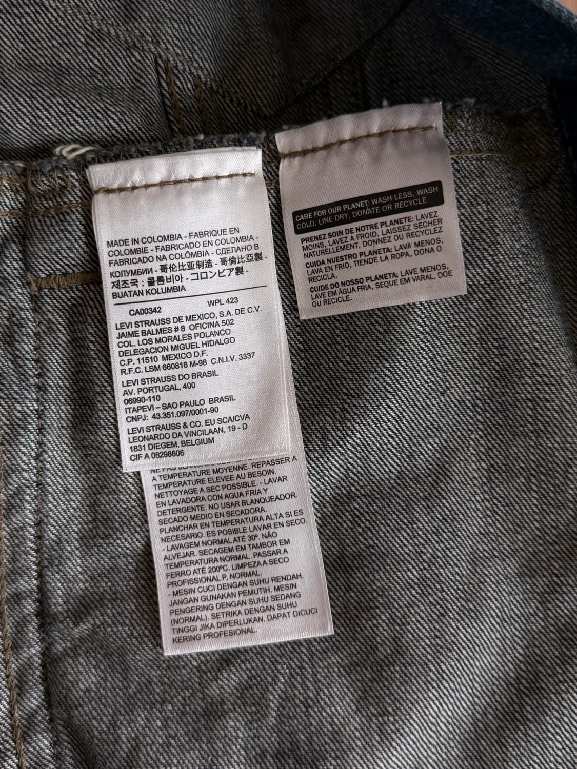 리바이스 데님자켓 s 상품이미지3