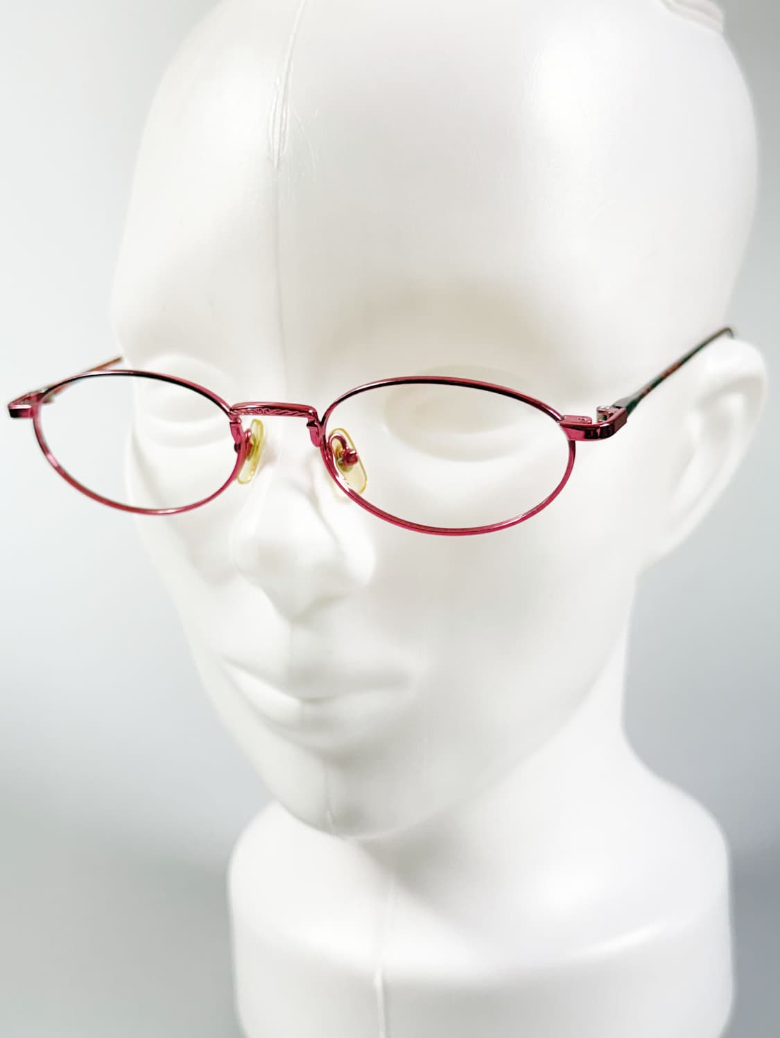 BANARO 핑크 슬림 오벌 메탈 프레임 빈티지 안경 상품이미지8