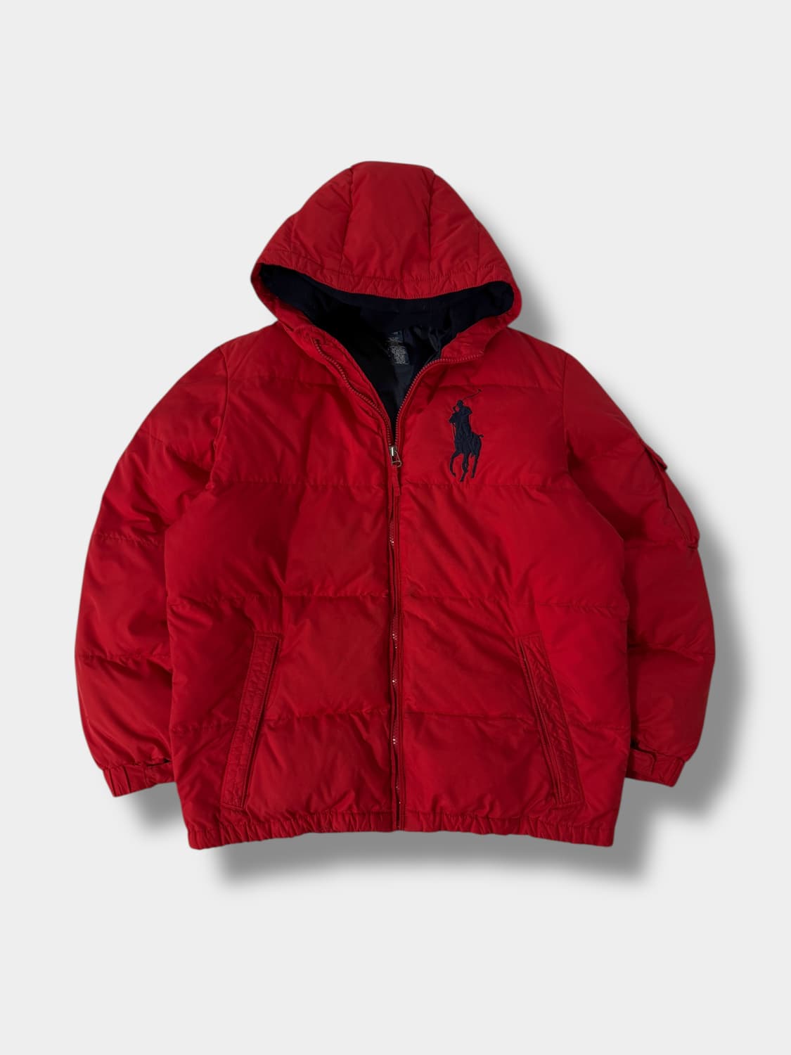 폴로 랄프로렌 루즈핏 빅포니 다운 푸퍼 후드 패딩 상품이미지1