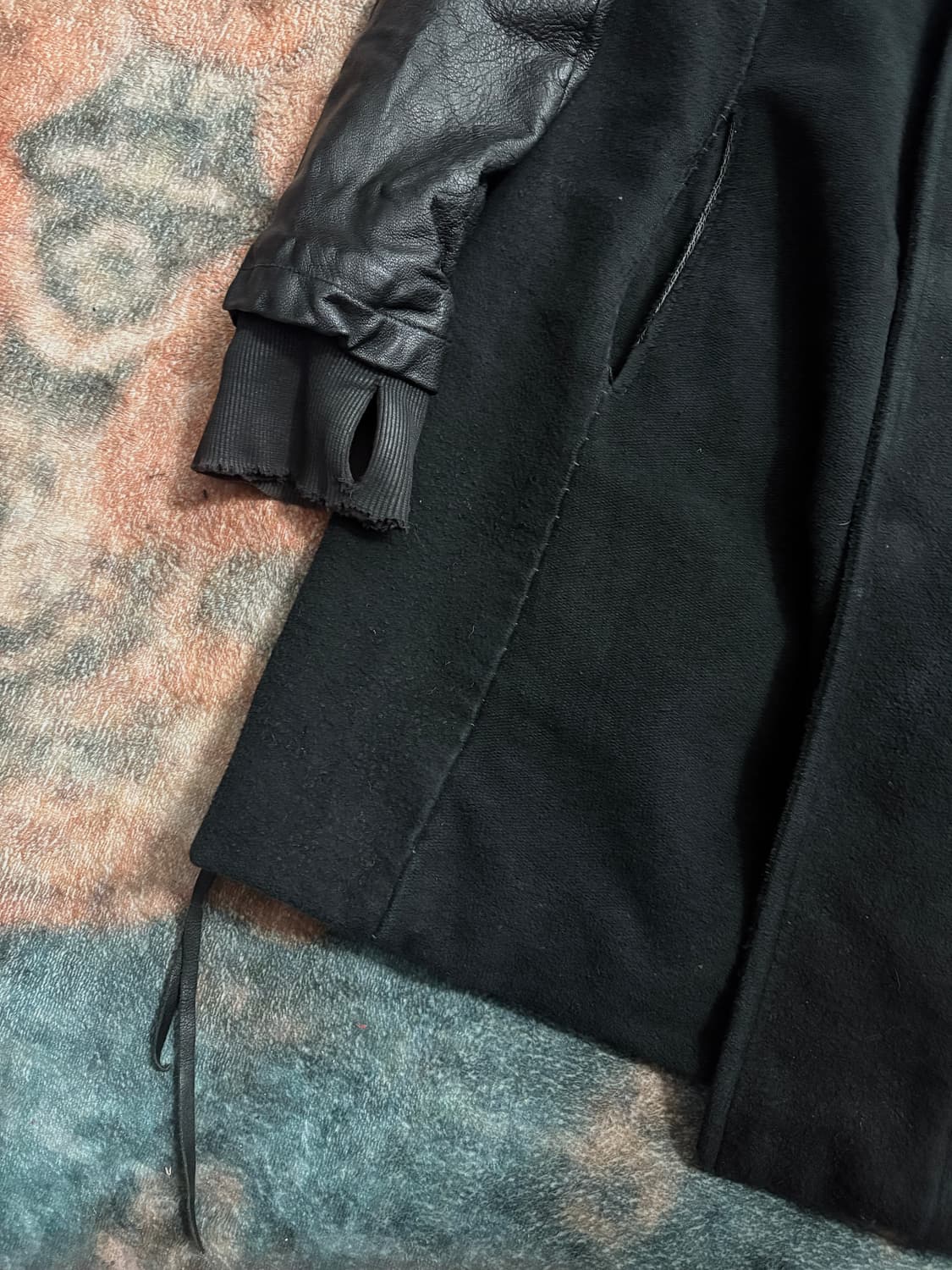 TTF✳️2000's KMRii 염소 가죽 코트 상품이미지3