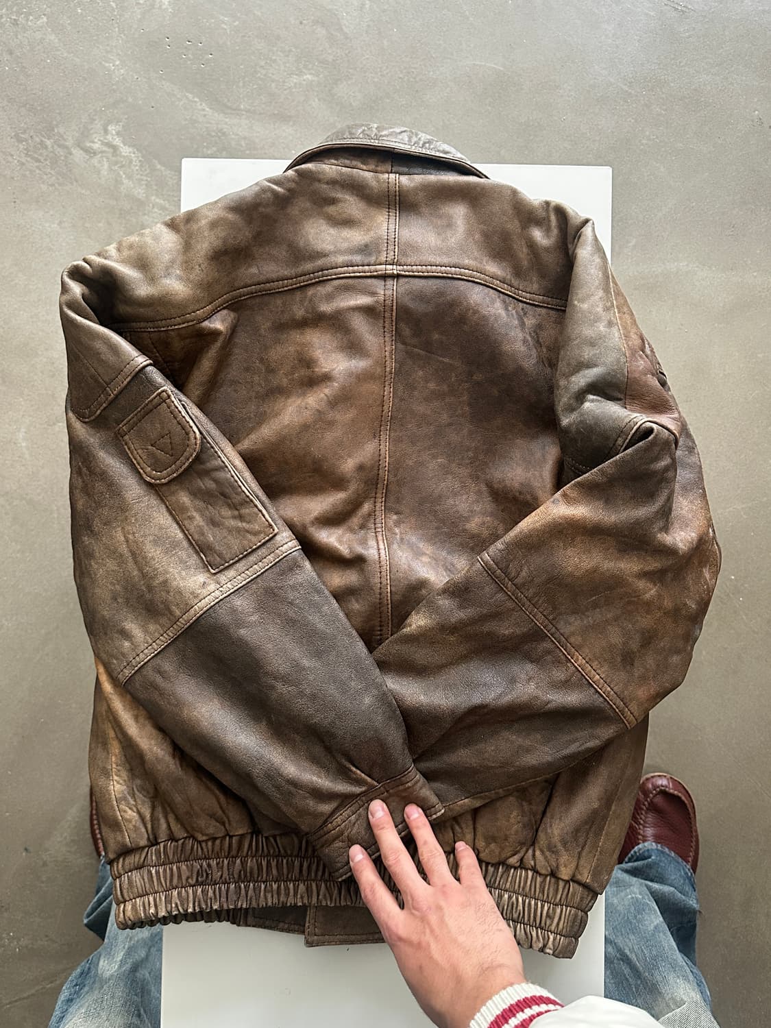 재패니즈 멀티 포켓 레더자켓 상품이미지8