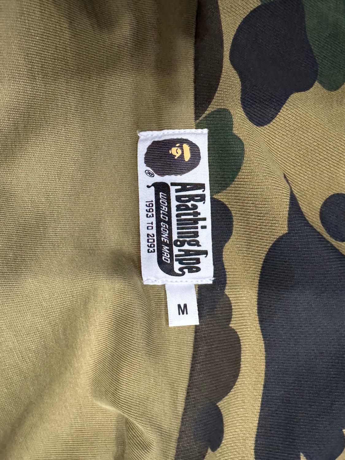 베이프 카모 후드집업 상품이미지3