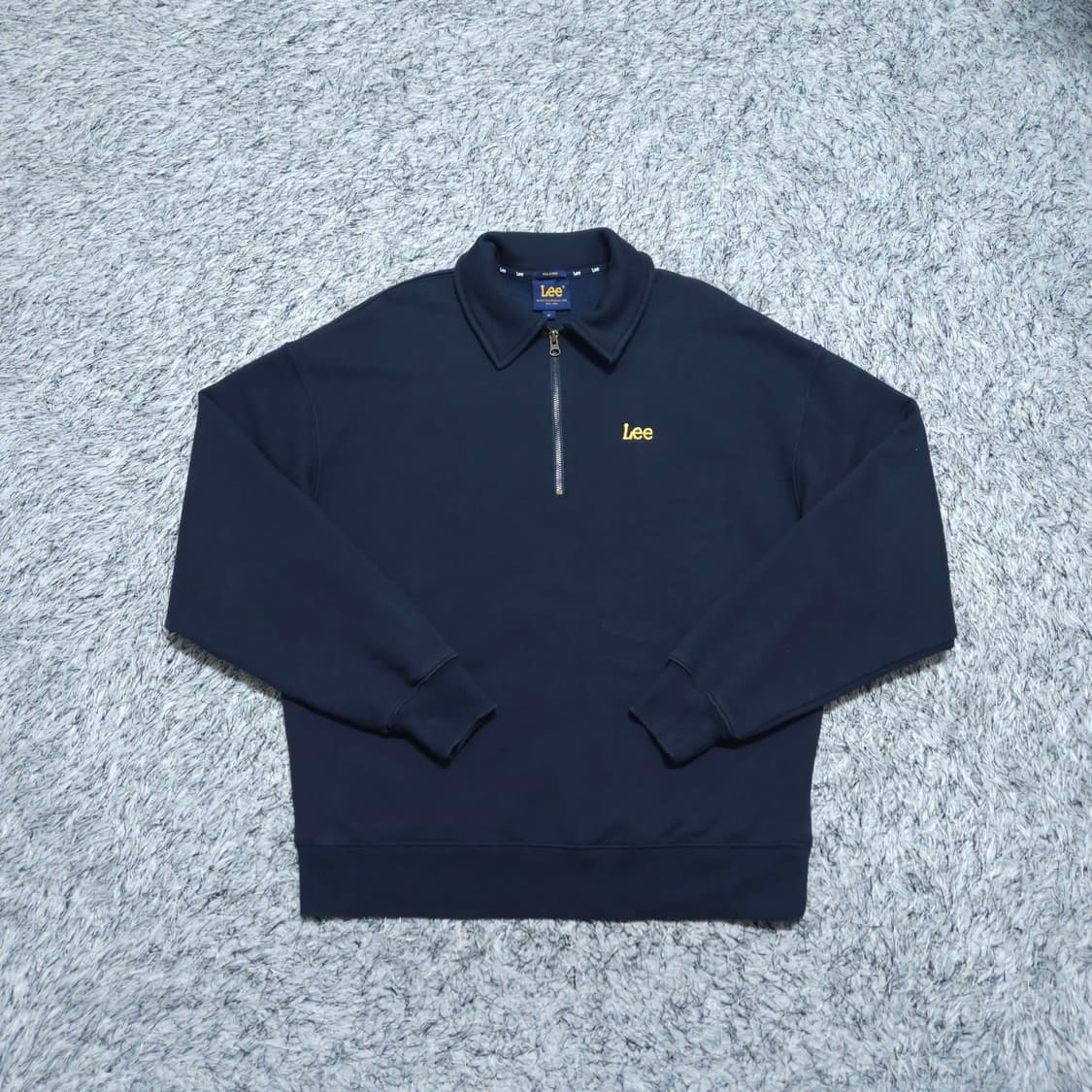 Lee) M 남자 반집업카라티 하프집업맨투맨 / 왕눈이샵 상품이미지1