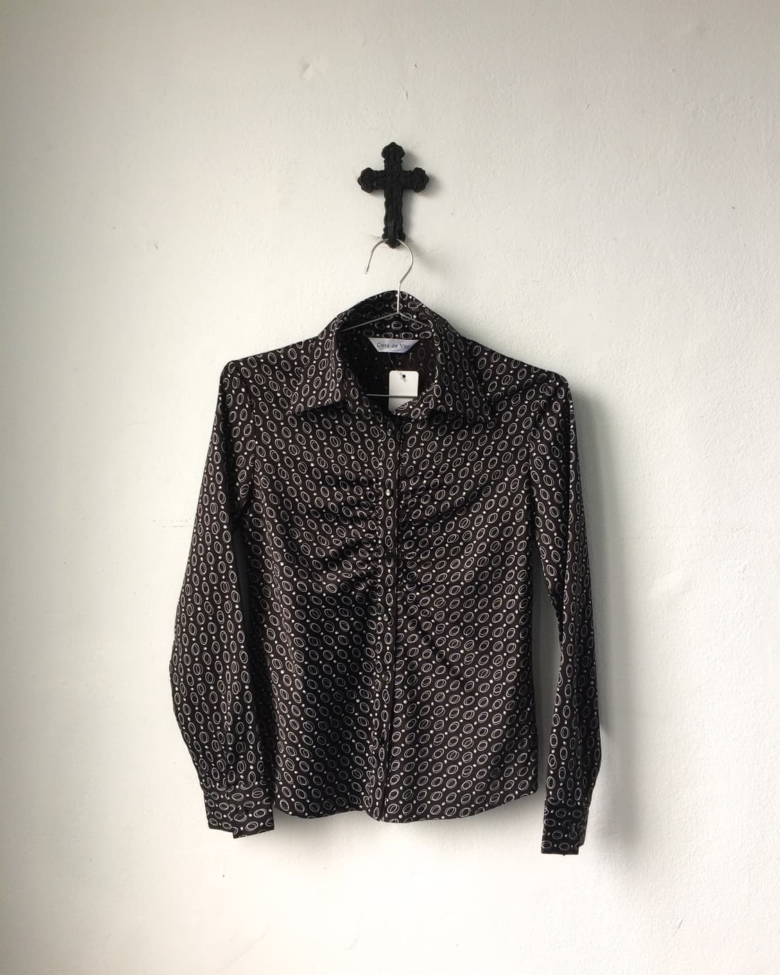 Pattern shirring shirt 상품이미지2