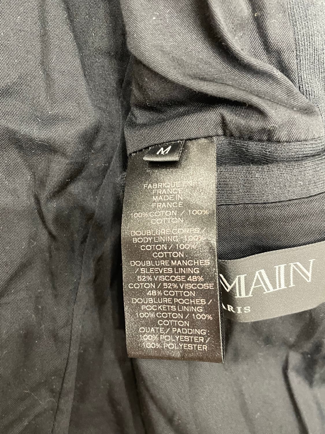 발망 14SS 아카이브 올리비에 루스테인 멀티 지퍼 코튼 라이더 자켓 상품이미지6