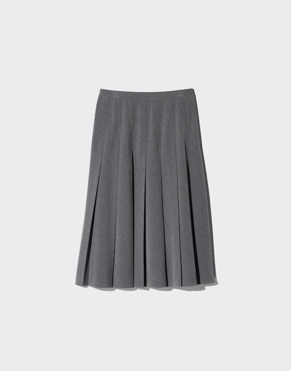 유니클로 와이드 플리츠 미디 치마  상품이미지1