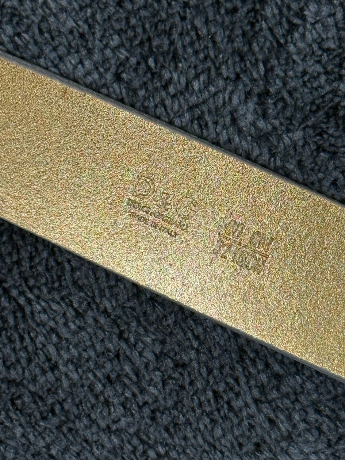 D&G 돌체앤가바나 오리지널 아카이브 빅 로고 버클 레더 벨트 상품이미지2