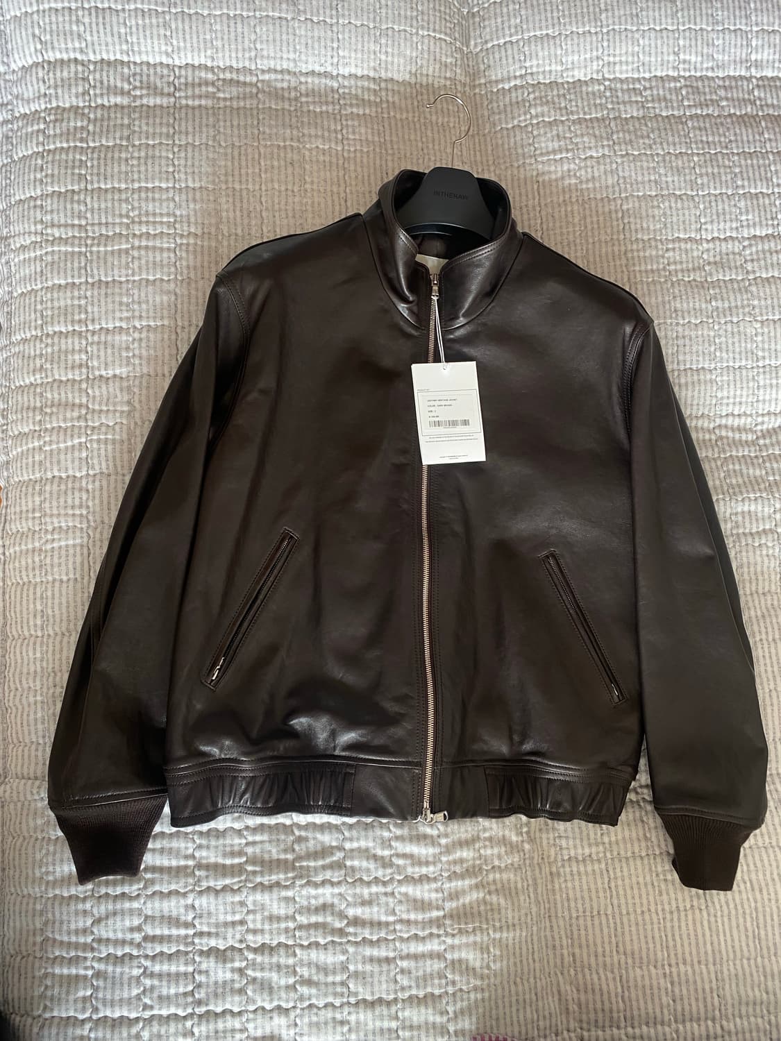 (새상품) 인더로우 레더 헤리티지 자켓 2 다크브라운 상품이미지1