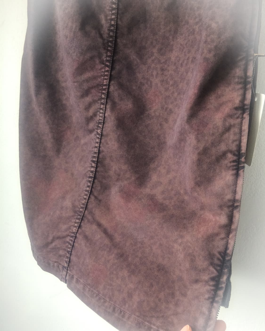 Side zipper point pattern midi skirt 상품이미지5