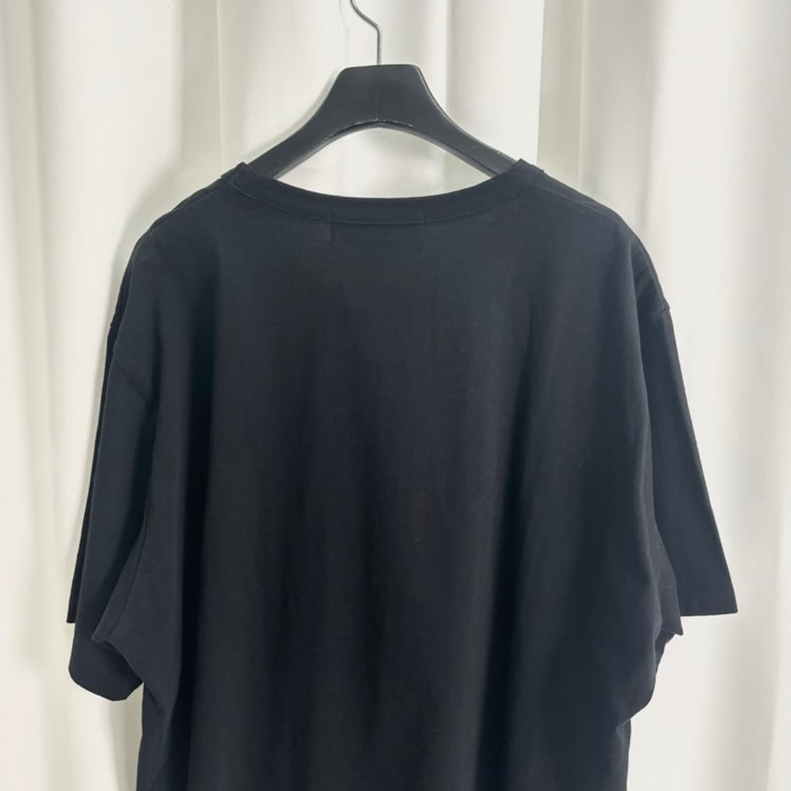 YOHJI YAMAMOTO 블랙아웃라인스티치 반팔 상품이미지6