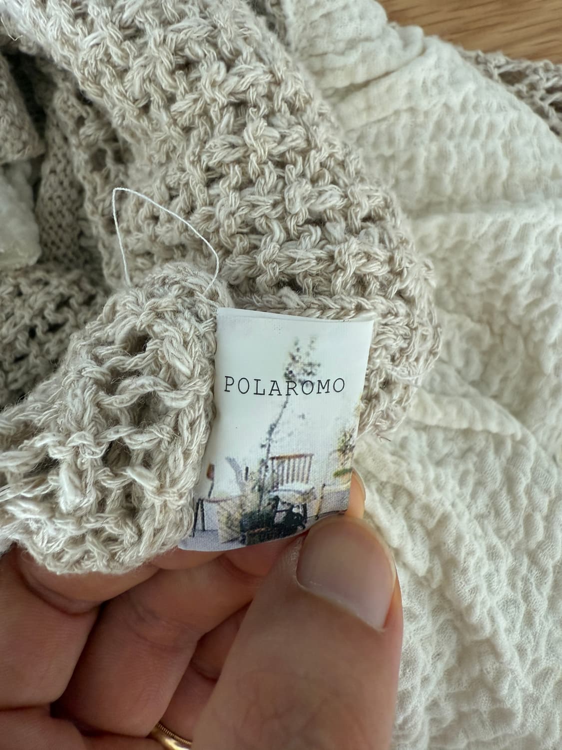 POLAROMO 니트 가디건 상품이미지7