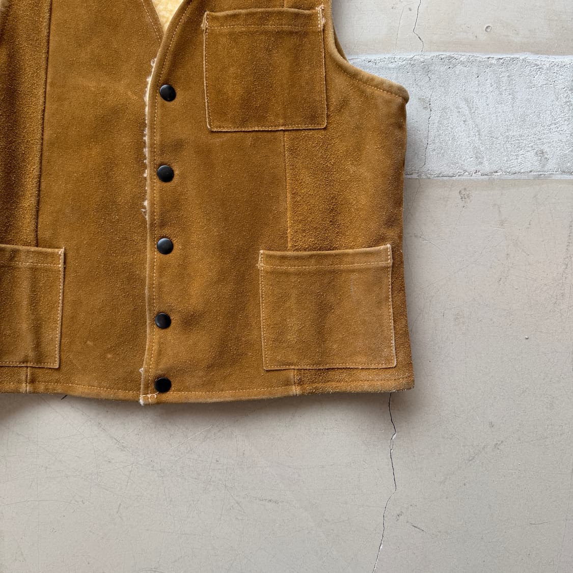 60s usa 스웨이드 베스트 상품이미지2