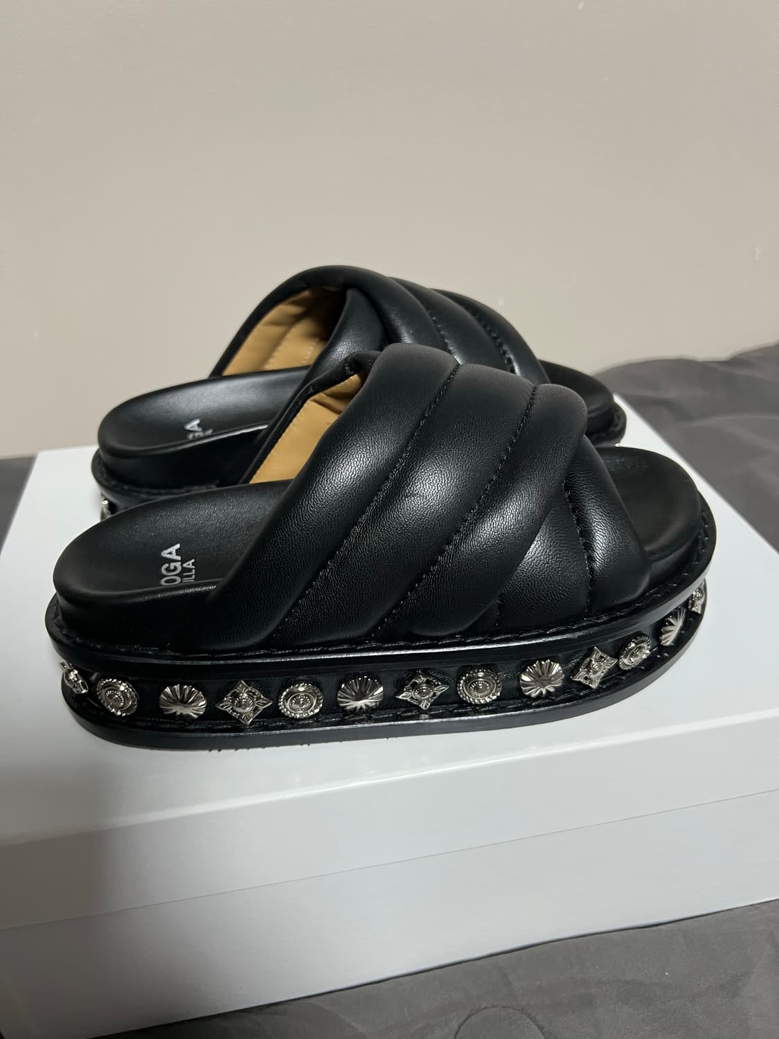 (35) 토가 레더 샌들 블랙 새상품 상품이미지5