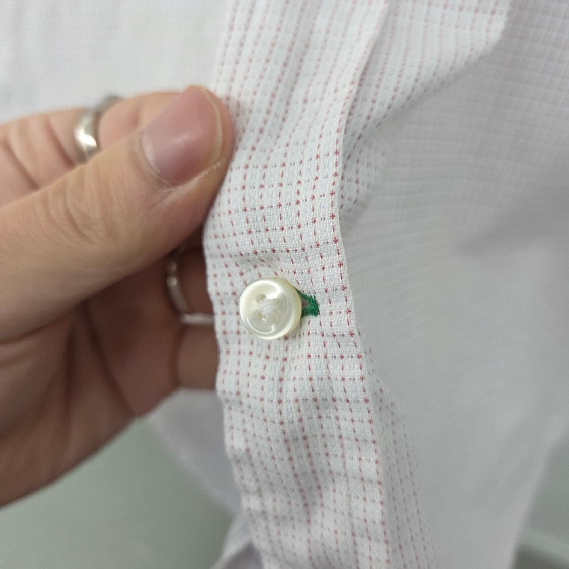 타미힐피거 체크 긴팔 셔츠 남m 상품이미지4