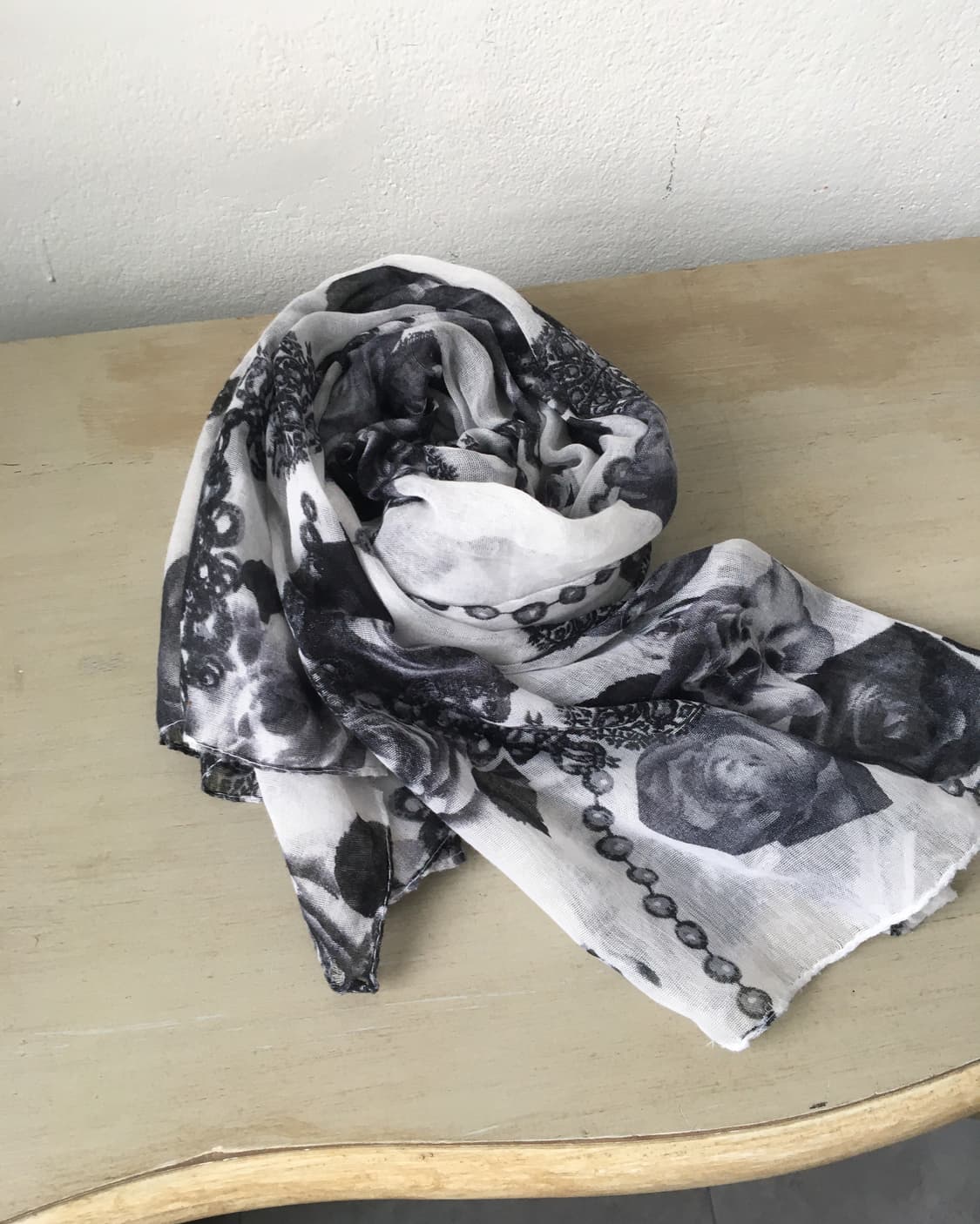  flower pattern scarf 상품이미지3