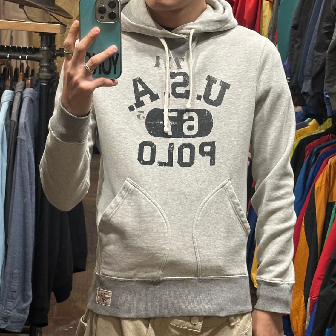 [HI] 폴로 랄프로렌 후드티 화이트 상품이미지2
