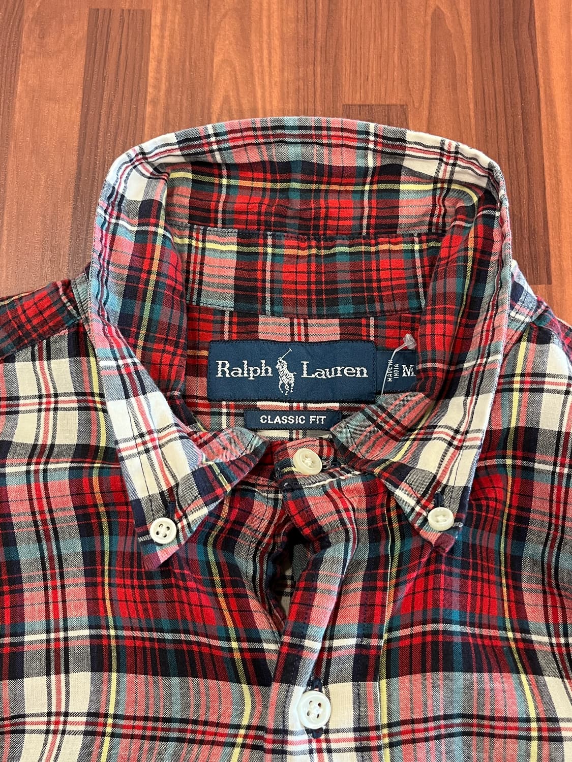 Polo RL 폴로 랄프로렌 CLASSIC FIT 체크 반팔 셔츠 상품이미지5