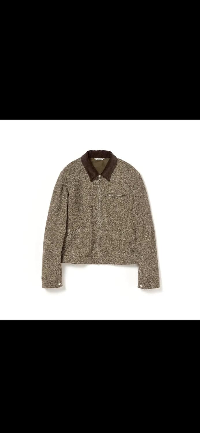 새상품) 오라리 홈스펀 트위드 블루종 4사이즈 상품이미지1