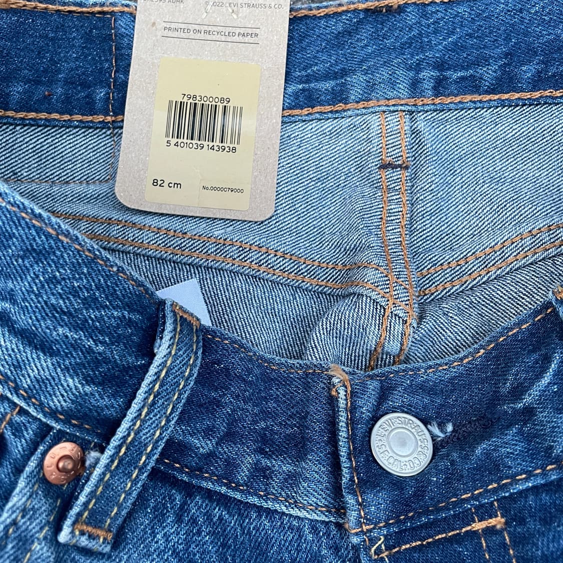  리바이스 새재품 501 스트레이트 데님 팬츠 청바지 W32 32 상품이미지6