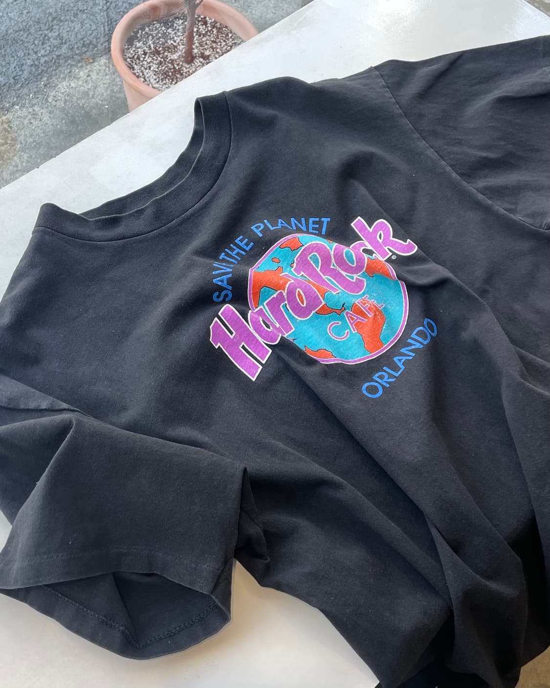 90’s USA Hard Rock Cafe Orlando T-shirt 상품이미지9