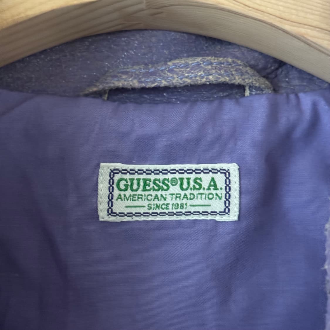 [XXL] GUESS USA crackle leather jacket 상품이미지5